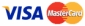 Visa Mastercard credit card Logo