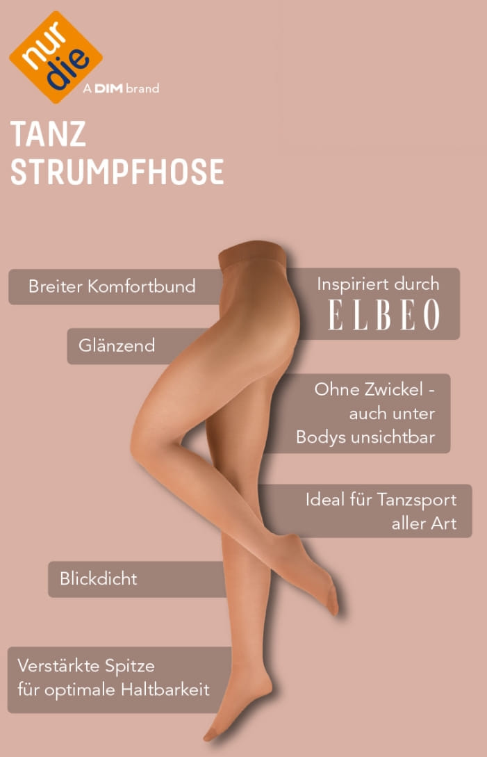 Eigenschaften der Nur Die Tanzstrumpfhose