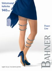 Bahner Power Line 140 Halterloser Stützstrumpf 1 Paar 