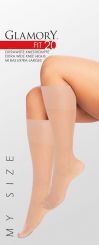Glamory Fit 20 Kniestrumpf 3er Pack 