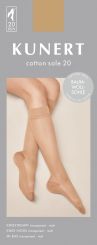 Kunert Cotton Sole 20 Kniestrumpf 3er Pack 