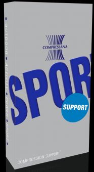 Compressana Power Socks Sport Support Kniestrumpf 1 Paar 