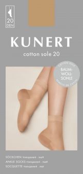 Kunert Cotton Sole 20 Ankle Sock 3-Pack 